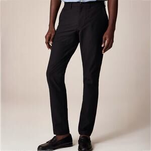 J.Crew 1040 Athletic Tapered Fit Tech Pant Office Date Golf CH147 Black 36 34